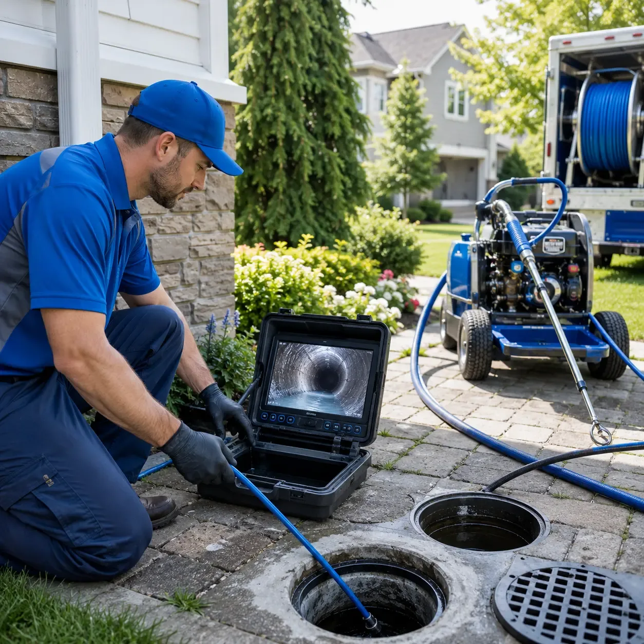 Outdoor drain cleaning professionals serving Bicknell, IN